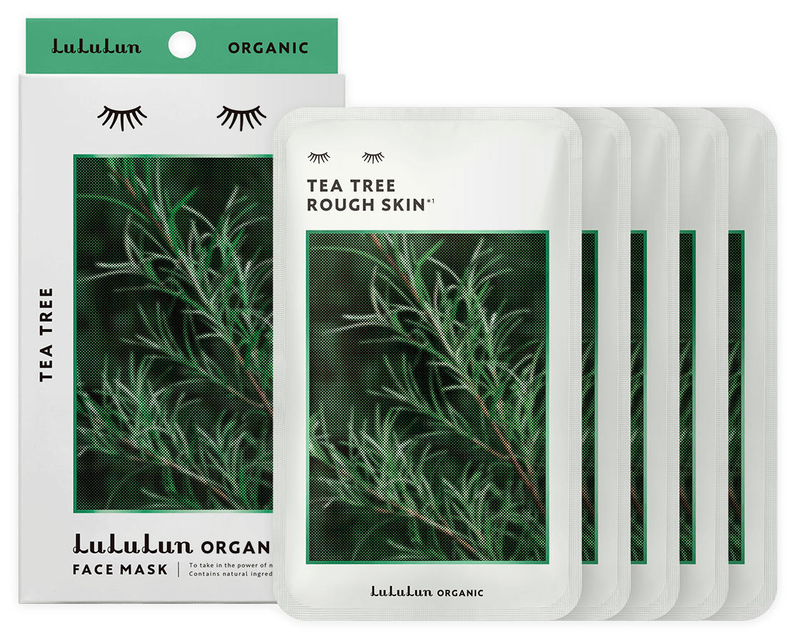 フェイスマスク　ルルルンオーガニック　ティーツリー